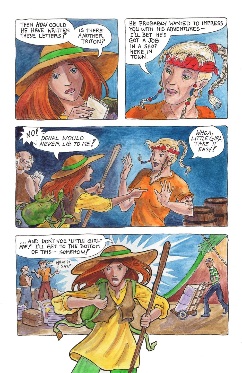 Page 7 — Our heroine is a tad touchy.