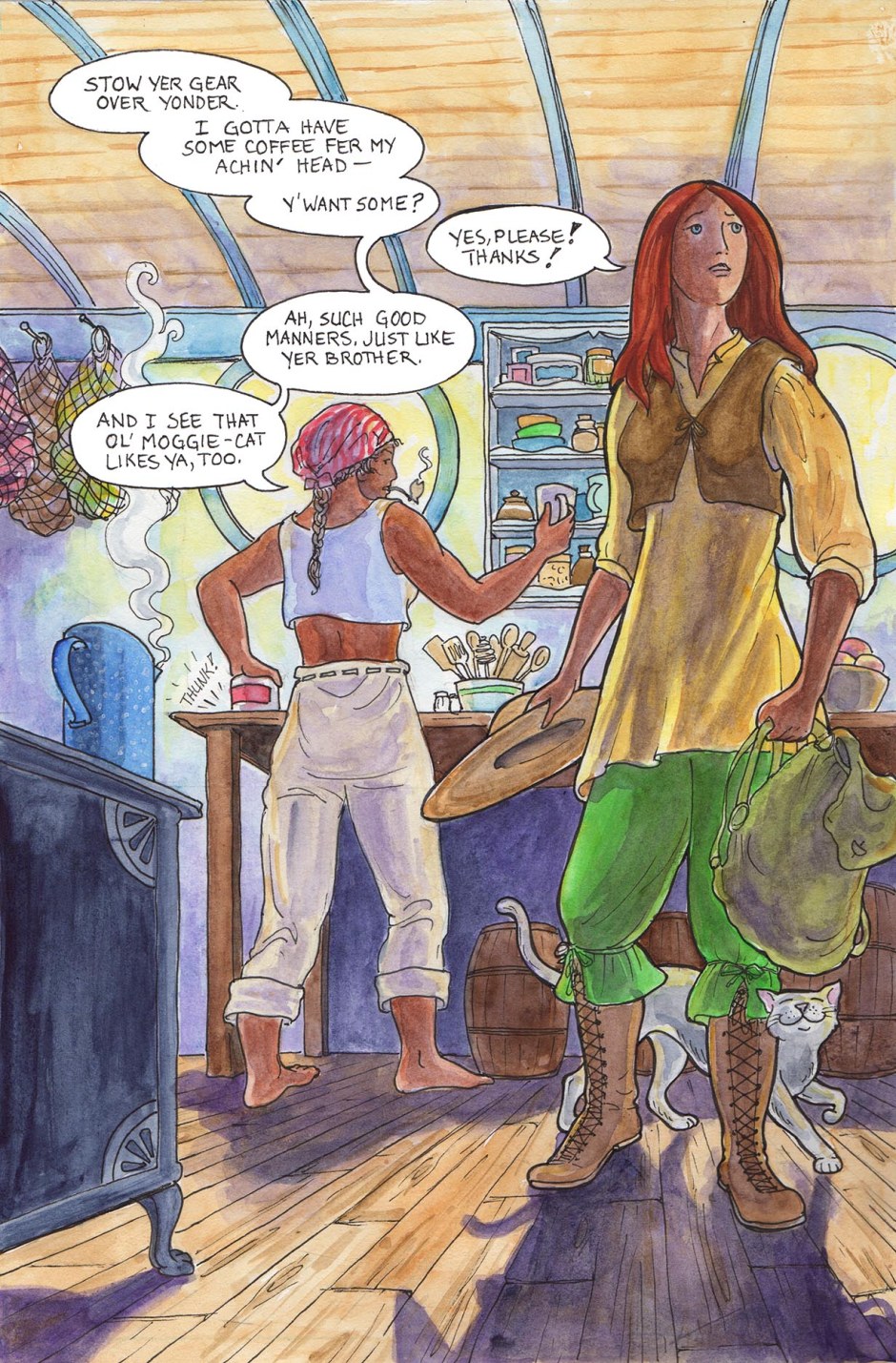 Page 11 — A much-needed hit of caffeine.