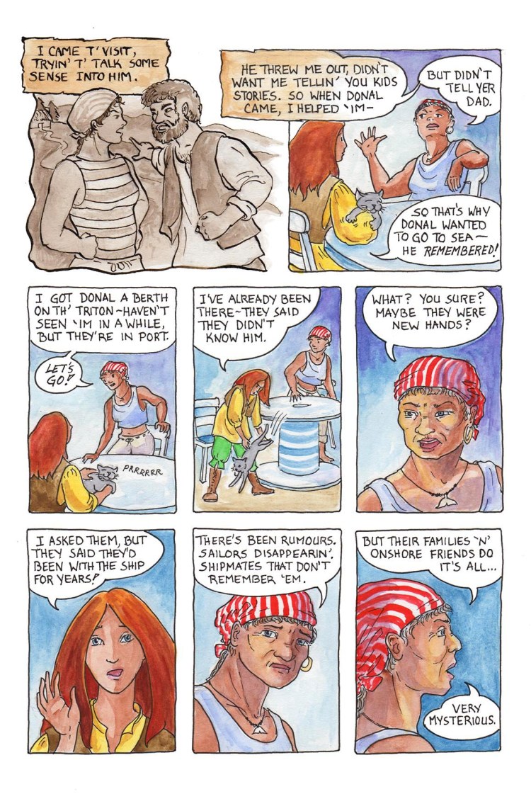 Page 18 — Aunt Root finds a mystery getting closer to home.