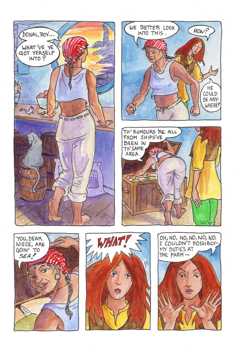 Page 19 — Aunt Root has a plan.