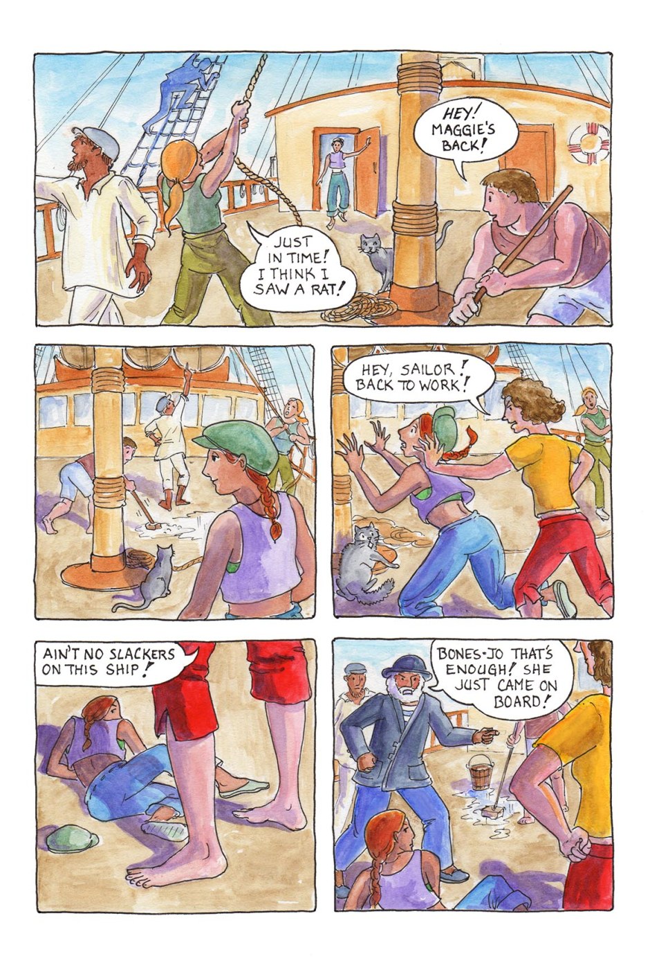 Page 28 — in trouble already!