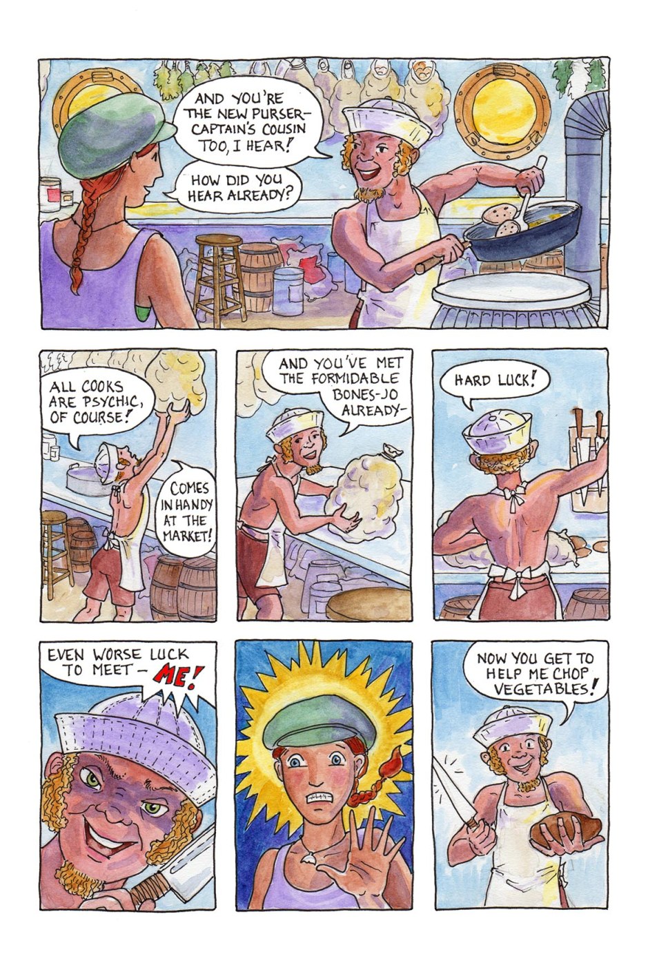 Page 30 — a very odd cook.