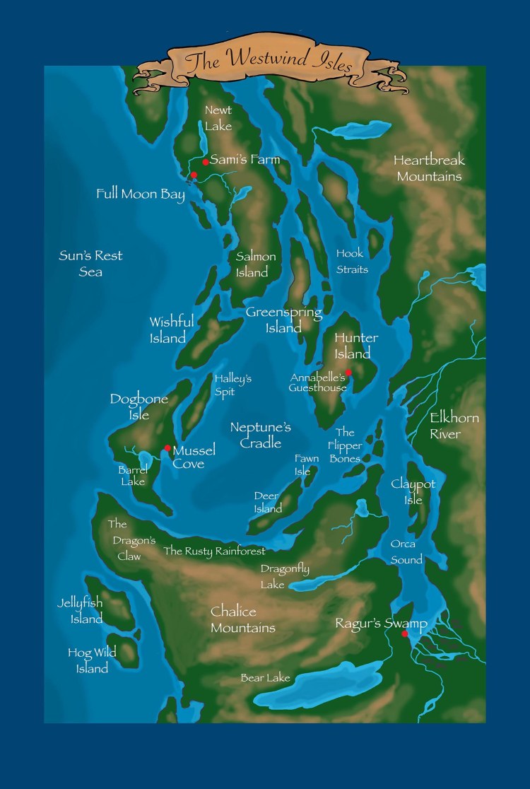 A Map of The Westwind Isles: from the Redwing Archives