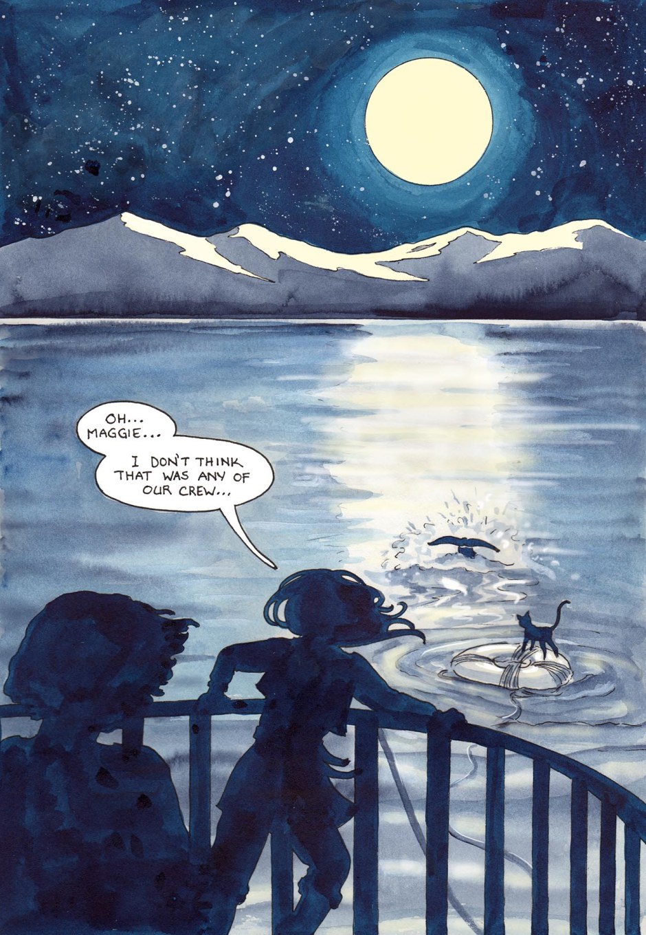 Page 66 — The Curious Case of the Moonlight Swimmer! 