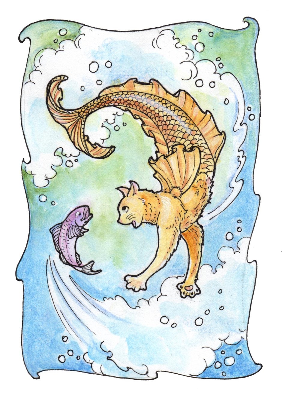 "Sometimes you just go around in circles trying to get dinner!" — Frills ("Fishy Frolic")